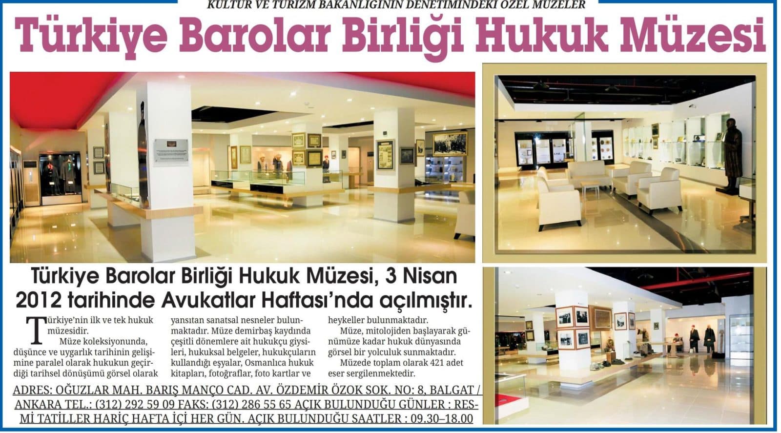 Türkiye Barolar Birliği Hukuk Müzesi galeri fotoğrafı 3