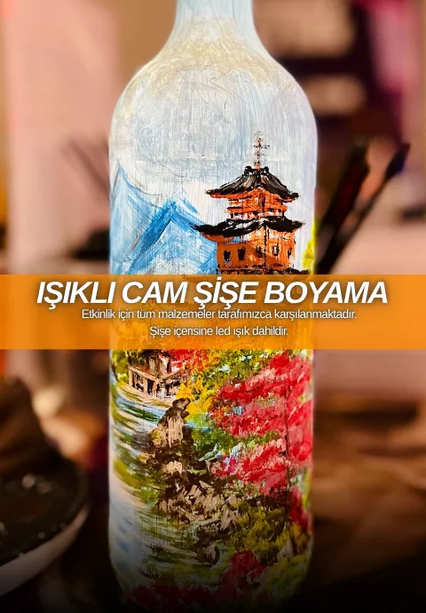 IŞIKLI CAM ŞİŞE BOYAMA WORKSHOP - ANKARA - 19 TEMMUZ