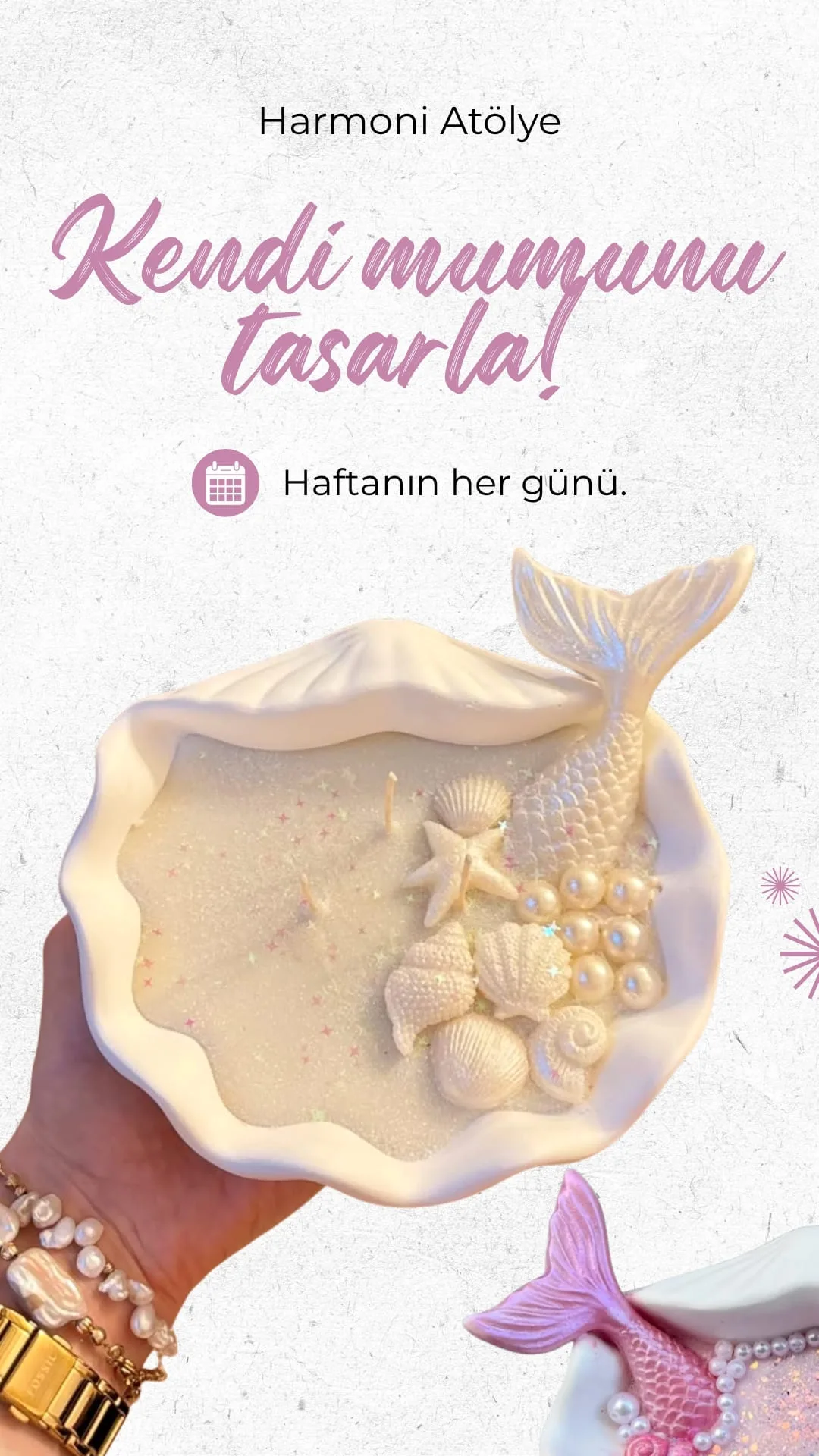 Mum Tasarlama Atölyesi - Ağustos